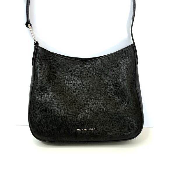 MICHAEL Michael Kors Kensington Large Crossbody Bag Purse Black NWT - Picture 1 of 13